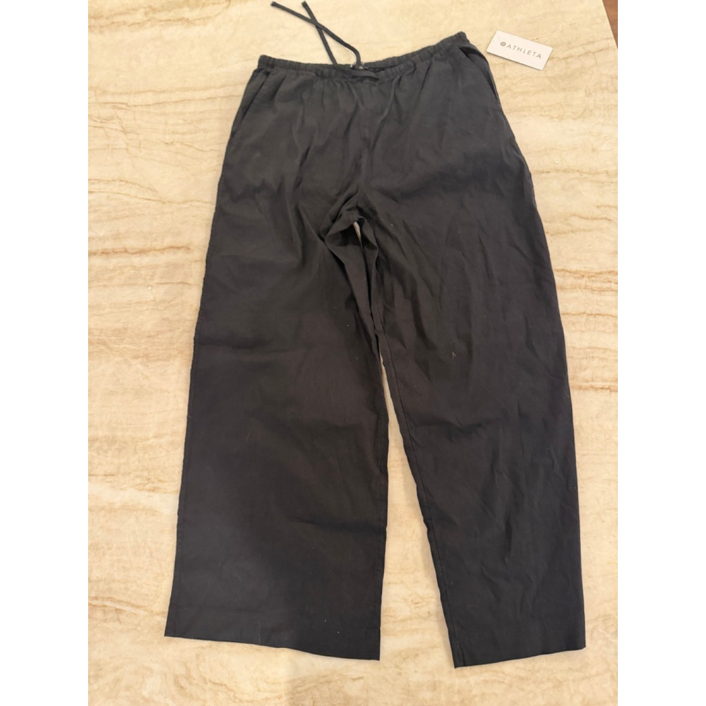 Women's Athleta Paradise Wide Leg Pants L Black